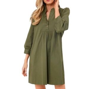 Pomander Place Claiborne olive green dress size S